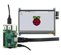 Waveshare 7 inch 1024*600 Capacitive Touch Screen LCD Display HDMI Interface Custom Raspbian Angstrom Supports Various Systems for All Ver. Raspberry pi Beaglebone Black Banana Pi/Pro Video Photo Kit
