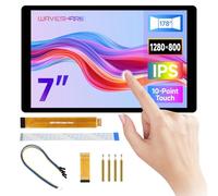 Waveshare 7inch DSI Capacitive Touch Display for Raspberry Pi 5/4B/CM4 IO Board, 1280 x 800, IPS, Optical Bonding Toughened Glass Panel, DSI Interface, 10-Point Touch