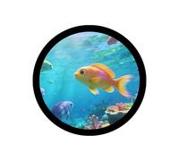 Waveshare 7inch HDMI Round Capacitive Touch Display, 1080 × 1080 Resolution, IPS Display Panel, 10-Point Touch, Optical Bonding Toughened Glass Panel