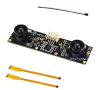 waveshare Binocular Camera Module Dual IMX219 8 Megapixels Stereo Vision Depth Vision Supports Jetson Nano Developer Kit B01and Fits Raspberry Pi CM3/CM3+ Expansion Boards for AI Vision Applications