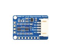 Waveshare BMM150 3-axis Geomagnetic Sensor, Digital Compass Sensor, Magnetic Field Sensor/Measurement, for Raspberry Pi, for Robot Navigation&Positioning, Compass, Magnetic Heading Equipment, etc