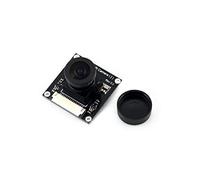 Waveshare Camera Module Kit 5MP Fisheye Lens Adjustable Focus 2592x1944 Still Picture Resolution Support 1080p Video Record with 185 Degree Angle of View for Raspberry Pi