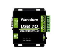Waveshare CH343G USB to RS232/485/TTL Interface Industrial Isolated Converter Protection Circuits and Aluminium Alloy Enclosure for Industrial Control Equipments