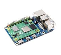 Waveshare CM4 to Pi 4B Expansion Board for Raspberry Pi, Alternative Solution for Raspberry Pi 4B, with 1GB RAM and 16GB Flash Memory eMMC