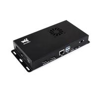 Waveshare CM5 IO Board Metal Case, Compatible with Raspberry Pi Official Compute Module 5 IO Board, Comes with Cooling Fan