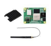 Waveshare CM5 Pi Compute Module 5，Comes with an Official Raspberry Pi CM5102016 (with Wireless, 2GB RAM, 16GB eMMC Flash), an Antenna Kit and a HEATSINK