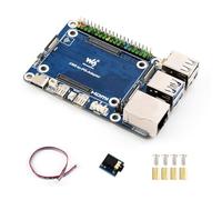 Waveshare CM5 to Pi 5 Adapter Board, Compatible with Raspberry Pi 5, Onboard Audio Header, Supports Connecting to Microphone