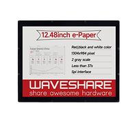 Waveshare E-Ink Display Module 12.48inch 1304×984 Resolution with Embedded Controller SPI Interface Supports Red Black and White Three-color for Shelf Label and Industrial Instrument