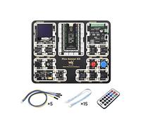 Waveshare Entry-Level Sensor Kit Compatible with Raspberry Pi Pico, Including Pico Expansion Board and 15 Common Modules ONLY, All-in-one design