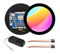 Waveshare ESP32-P4 4inch Round Touch Display Development Board, 720 x 720 Resolution, 170° Viewing Angle, Optical Bonding Toughened Glass Panel, Onboard Dual Microphones, Support Wi-Fi 6 / BT5