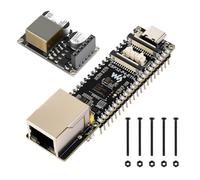 Waveshare ESP32-P4-ETH High-Performance Development Board, Based On ESP32-P4, with 100 Mbps RJ45 Ethernet Port, with Pre-Solder Pin Headers, Bundle with a PoE Module, 3 Items