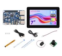 Waveshare ESP32-P4-WIFI6-DEV-KIT High-Performance Development Board, Based on ESP32-P4 & ESP32-C6, Supports Wi-Fi 6, BT 5 & BLE 5, Bundle with Board, 7inch Screen