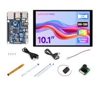 Waveshare ESP32-P4-WIFI6-DEV-KIT High-Performance Development Board, Based on ESP32-P4 & ESP32-C6, Supports Wi-Fi 6, BT 5 & BLE 5, Bundle with Board, 10.1inch Screen