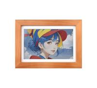 Waveshare ESP32-S3-PhotoPainter 7.3inch E6 Full Color E-Paper Display with Solid Wood Photo Frame, Ultra-Long Standby, 800 × 480 Resolution