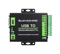 Waveshare FT232RNL USB TO RS232/485/422/TTL Interface Converter, Industrial Isolation, Compatible with Mac/Linux/Android/Windows 11/10/8.1/8/7
