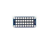 Waveshare Full True Color RGB LED HAT 4 × 8 RGB LED Shield Colorful Display Expansion Board Moudle Supports any revision of Raspberry Pi/Raspberry Pi 4