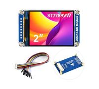 Waveshare General 2inch LCD Display Module IPS Screen 240×320 Resolution with Embedded Controller Communicating via SPI Interface Requires Minimum GPIO for Controlling