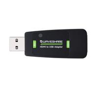 Waveshare HDMI Video Capture Card, HDMI to USB 2.0 4K 1080P30 HD Video Recording Card, for Gaming Live Streaming Video Recorder, Compatible with Windows/Linux/macOS/Android, Driver-free