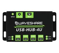 Waveshare Industrial Grade USB HUB with Extending 4X USB 2.0 Ports Support Multiple OS Plug and Play