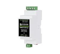 Waveshare Industrial Serial Server Isolation RS485 to RJ45 Ethernet Module TCP/IP to Serial Module Rail-Mount Support, Serial Server Modbus Gateway