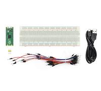 Waveshare Low-Cost High-Performance Microcontroller Board with Flexible Digital Interfaces Incorporates RP2040 Microcontroller Chip for Raspberry Pi Pico(with Starter-Kit)(5 Items)