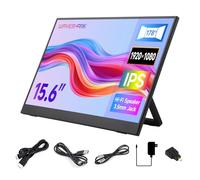 Waveshare Luck-fox 15.6inch Portable Monitor with Stand, IPS Screen, Mini HDMI Interface, 1920 x 1080 Full HD, 178° Viewing Angle, ABS Case, 100% sRGB High Color Gamut, Supports HDR, No Touch