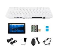 Waveshare Pi 500 7inch Touch Display Kit, a Pi Designed Into a Keyboard, 4-core Arm Processor, Support WiFi/BT, Dual-4K Output, with Raspberry Pi 500 Basic Kit, 7inch HDMI LCD (H), etc