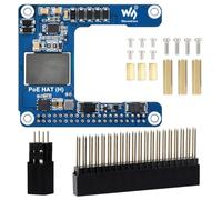 Waveshare Power Over Ethernet HAT (H), Compatible with Raspberry Pi 5 / CM 5, 5V 5A Output, Stable Performance, Supports 802.3af/at Network, Isolated Switched-Mode Power Supply, PoE HAT, Board ONLY