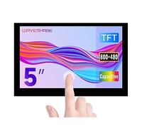 Waveshare Raspberry Pi 5inch Capacitive 5-Points Touch Display, Support 800×480 Resolution with DSI Interface Low Power Consumption