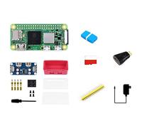 Waveshare Raspberry Pi Zero 2 W Package D Bundle with USB-HUB-Box Power Supply 5V/3A TF Card 16GB Card Reader and So On (7 Items)