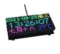 Waveshare RGB LED Matrix Panel 64×32 Pixels, 3mm Pitch, 2048 Individual RGB LEDs Bare Screen, Support Raspberry Pi, Arduino, ESP32, Allow Displaying Text Colorful Image Animation (192mm×96mm)