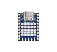 Waveshare RP2040-Matrix Development Board, Compatible with Raspberry Pi,Onboard 5x5 RGB LED Matrix, Based On Dual Core Processor, Multi-Function GPIO Pins,Allows Flexible Development And Integration