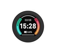 waveshare RP2040 MCU Board with 0.99inch Round Touch LCD with CNC Metal Case 128×115 Pixels 65K RGB Color IPS Display, Based on Raspberry Pi RP2040,Onboard Accelerometer and Gyroscope Sensor