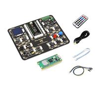 Waveshare Sensor Kit for Raspberry Pi Pico W, Including Pico Expansion Board, and LED, Button, Buzzer, etc. 15 Common Modules, All-in-one Design, with Raspberry Pi Pico W