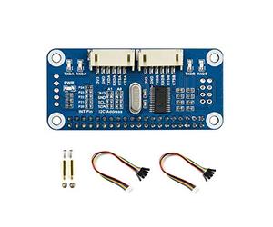Waveshare Serial Expansion HAT for Raspberry Pi Zero/Zero W/Zero WH/2B/3B/3B+ I2C Interface Provides 2-ch UART and 8 GPIOs