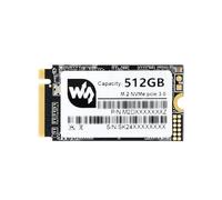 Waveshare SK M2 NVME 2242 512GB High-Speed Solid State Drive, 3D TLC Flash Memory, High-Speed Reading/Writing, More Reliable & Durable