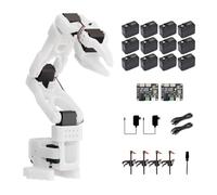 Waveshare SO-ARM100, Open-Source 6-Axis Robotic Arm, Native Support for Hugging Face LeRobot, High-Torque Bus Servo, Photosensitive Resin 3D-Printed Parts, 3D Parts Kit