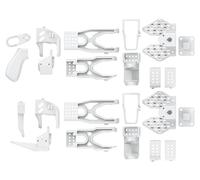 Waveshare SO-ARM101, Open-Source 6-Axis Robotic Arm, Native Support for Hugging Face LeRobot, High-Torque Bus Servo, Photosensitive Resin 3D-Printed Parts, The 3DP Parts Only