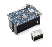 Waveshare UPS HAT (E) for Raspberry Pi 5/4B/3B+, Supports 4× 21700 Li batt (NOT Included), Bi-Directional Fast Charging, 5V 6A Output, Pogo Pins Connector