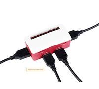 Waveshare USB HUB Box for Raspberry Pi Zero Series 4X USB 2.0 Ports Compatible with Zero Series Boards