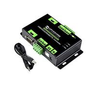 Waveshare USB/RS485/RS232/TTL Converter Industrial Isolated Multibus Converter Support USB/RS232/TTL to RS232/485/TTL, Built-in Multi Protection Circuits, Fast Communicating, Better Compatibility