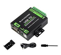 Waveshare USB to RS232/485/422/TTL Interface Converter Industrial Grade Isolated USB Converter with Original FT232RNL Chip,300bps ~ 3Mbps Baud Rate,Stable Transmission,Multiple Devices Applicable