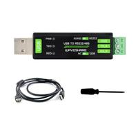 Waveshare USB to RS232/485 Serial Converter, Onboard Original FT232RNL Chip, Features More Stable Transmission, Suitable for Multiple Devices, compatible with Mac/Linux/Android/Win11/10/8.1/8/7, etc