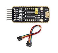Waveshare USB To UART Module, Micro Connectors Support Multi-System Like Mac, Linux, Android, Windows 7/8/8.1/10/11 with High Baud Rate Transmission