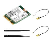 Waveshare Wifi 7 Wireless BE200 NIC Card NGFF (M.2 E Key) Network Adapter, Support 2.4G/5G/6GHz Tri-band,Bluetooth 5.4, IEEE 802.11a/b/g/n/ac/be/ax Standard,Support Linux, Windows 10/11