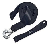 WavesRx 2"x12' Jet Ski Trailer Winch Strap with Stainless Steel Hook & Quick Connect Bow Tow Loop | PWC Winch Strap with SS 316 Hook for Safe Retrieval, Launching & Transporting of Personal Watercraft