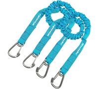 WavesRx DockingPal - Premium Bungee Dock Line 3 ft (2PK) | Elastic Docking Rope with Stainless Steel Carabiners Stretches from 3' to 4' | Absorbs Shocks & Tugs Preventing Damage to Your Jet Ski & PWC