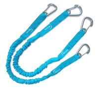 WavesRx DockingPal - Premium Bungee Dock Line 3 ft (2PK) | Elastic Docking Rope with Stainless Steel Carabiners Stretches from 3' to 4' | Absorbs Shocks & Tugs Preventing Damage to Your Jet Ski & PWC