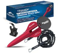 WAVESRX Patented Aluminum Spike Beach Anchor | Ultra-Light Sand Anchor for Boat, Pontoon, PWC, Jet Ski or Kayak | Secure and Effective Watercraft Anchoring Near Shore