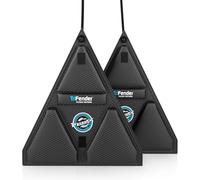 WAVESRX PWC Fender Bumper + Soft Loop Cleats | Safe and Convenient Jet Ski Docking | Patented TriFender Protects Jetski from Dock Rash & Scratches | Easy-to-Store Folding Design + Adjustable Bungee